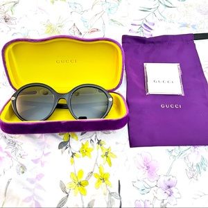 Like New Gucci big Round Frame sunglasses
